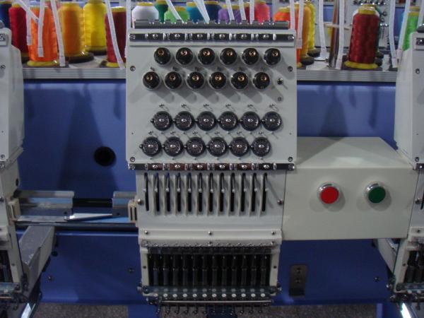 Computerized Tubular Embroidery Machine , Automatic Embroidery Machine With 9 Neddle