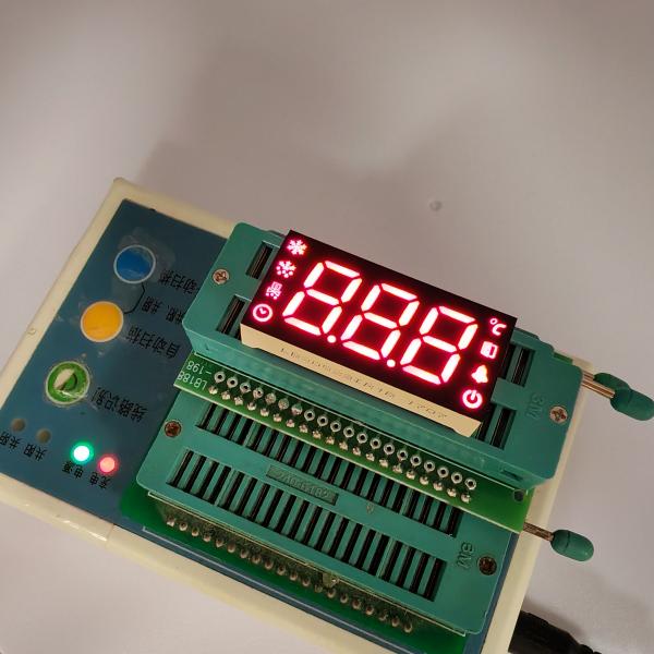 Red 3 digit common cathode 7segment LED Display for Refrigerator Controller