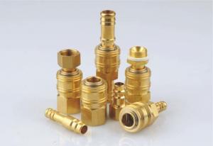 Wholesale Professional Pneumatic Quick Connect Coupling , Nickle Plated Air Quick Disconnect from china suppliers