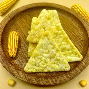 Crispy Golden Triangle Corn Cracker Chips 0 Added Sucrose