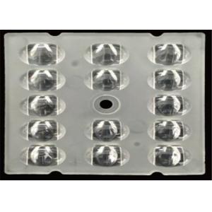 Ultra Wide Light Distribution LED Lens Array 14 In 1 Type 5 For Parking Lighting