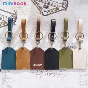 Wholesale Functional and Secure Cowhide Mini Bus Card Holder Keychain for All-in-One Protection from china suppliers