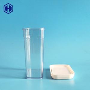 Trapezoidal Food Packaging Disposable Plastic Box Portable Non Spill