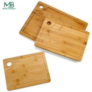 Bamboo Cutting And Serving Boards With Holder