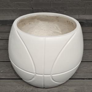 Classic Basketball Design Sporty Fun Themed Appearance Spherical Fiber Clay