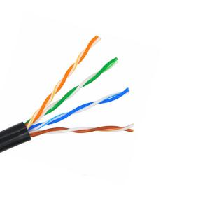 Solid Networking PVC Cat5e Lan Cable FTP 0.50mm Copper Clad Aluminum 305 m /