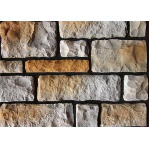 China Colorful Artificial Wall Stone For Interior / Exterior Wall Decoration Irregular Size on sale