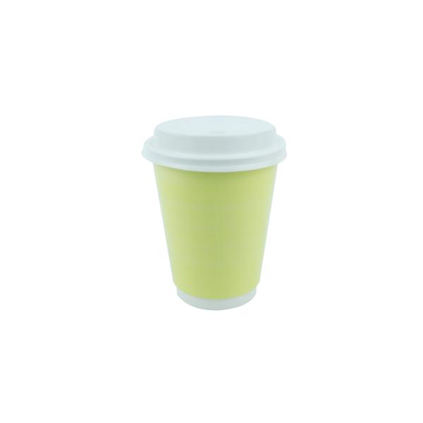 Double Walled Disposable Tea Cups 400ml Volume Avoiding Deformation
