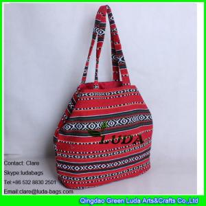 LDFB-001 red extra large beach tote bag foldable promotion fabric tote sadu bag