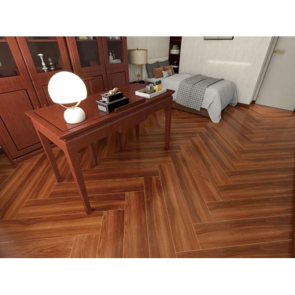 Antibacterial Wood Porcelain Tile 20x100cm Brown Tan Matt Soft Glazed