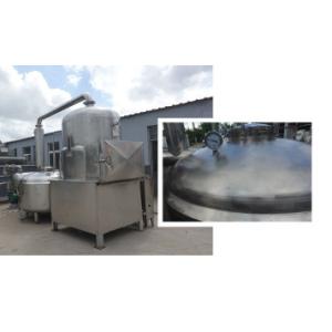 15kw Vacuum Fried Chips Machine Dia600*500 PLC Control For Lotus Root Crisp