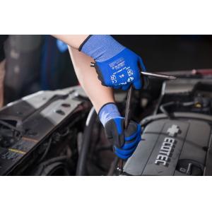 Seamless Breathable Nylon Touch Screen Nitrile Work Gloves