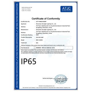 Shenzhen Sunlight Lighting Co., Ltd. Certifications