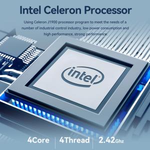 Dual Ethernet 3COM DDR3L Industrial Fanless Mini PC Intel Celeron J1900