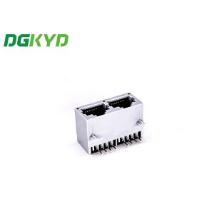 1X2 8P8C TAB Down RJ45 Ethernet Jack For Printed Circuit Board