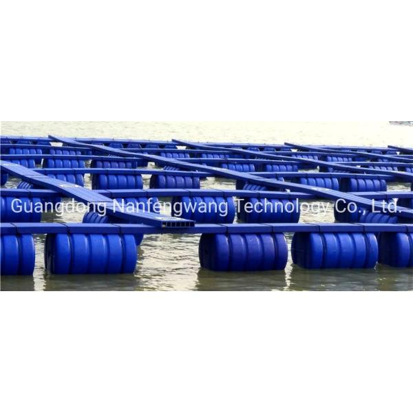 HDPE Net Buoy Fish Floating Cage Square Customization Diameter 10m - 60m
