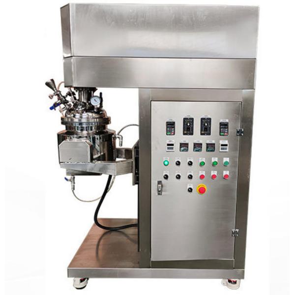 Cosmetic High Shear Emulsifier 10L Homogenizer Mixer High Speed Vacuum