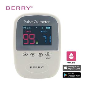 Handheld bluetooth Spo2 measurement and Pulse Rate Pulseoximeter Pulse Finger