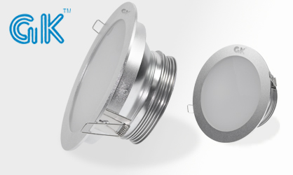 9W recessed downlight with bridgelux chip LED Ceiling Lamps CE ROHS