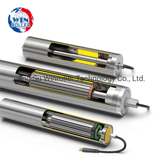 Dgdd Hall Chip Brushless Outer Rotor P/M Drum Motor with S2 Controller for Logistic Belt Conveyor