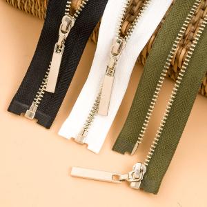 custom zip pull zipper with logo rainbow zipper slider