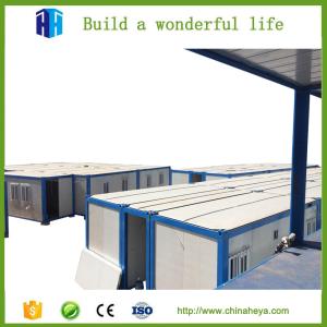 dubai cheap prefab foldable steel structure container prebuilt camp house