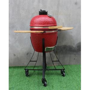 Wholesale 44cm Ceramic Barbecue Grill Royal Red Color 17 Inch Smoking Baking Grilling Searing from china suppliers