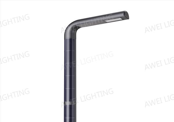 Hybrid Solar Technology With MPPT Solar Controller Solar Street Light Used In