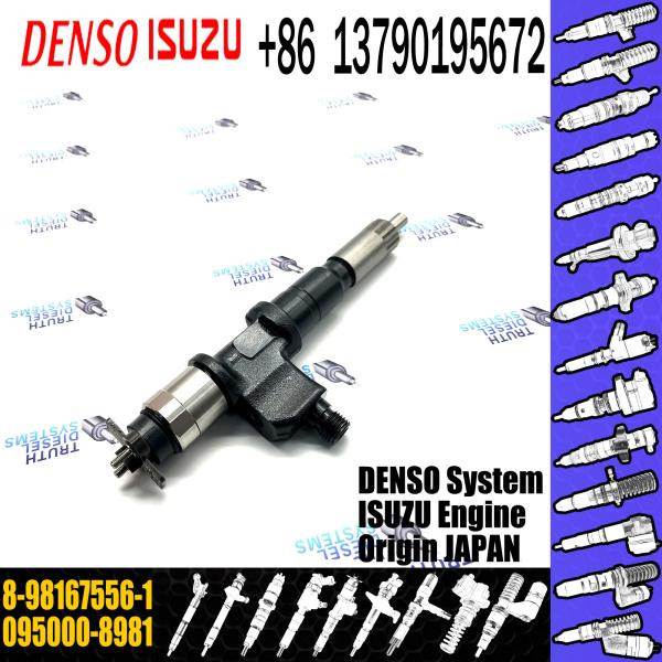 common rail injector 095000-8981 diesel engine fuel injector 8-98167556-1