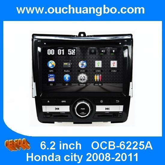 Ouchuangbo Car DVD GPS Navigation Stereo Multimedia for Honda city 2008-2011 OCB-6225A