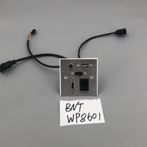 Wholesale Multimedia 86mm*86mm aluminum drawing panel wall socket from china suppliers