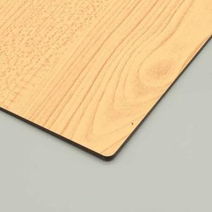 Teak Aluminum Alloy Wood Finish Acp Sheets 0.3CM Aluminium Pvdf Coating
