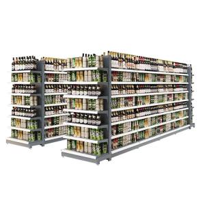 Modern Supermarket Rack System Durable Customizable Options