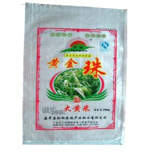 25Kg Bopp Basmati PP Woven Rice Bag , Strong Polypropylene Rice Packaging Bag