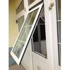 Double Glazing UPVC PVC Awning Window Impact Glass Windows Customized