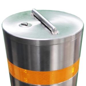 217±1mm Diameter Manually Retractable Bollard with High Weather Resistance