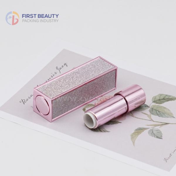 Customized Empty Lipstick Case Tube 4g Square Plastic
