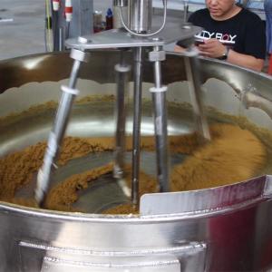 Rose Paste Cooking With Mixer Double Jacketed Kettle Cooker