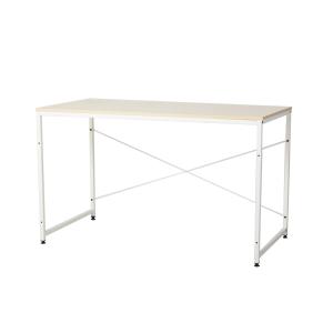 Wooden Surface Northern Europe Style Metal Computer Table Shelf Desk for Home