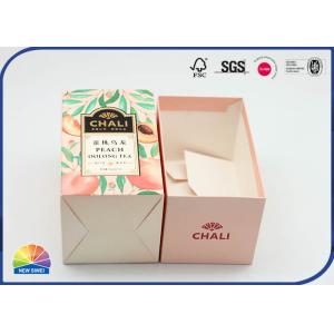 Customized Matt Lamination 4C Printed Folding Carton Box For Tea Product