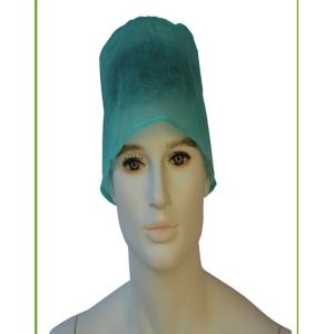 Wholesale Spunbond Fabric Disposable Bouffant Scrub Caps 61x14 Cm High Tensile Strength from china suppliers