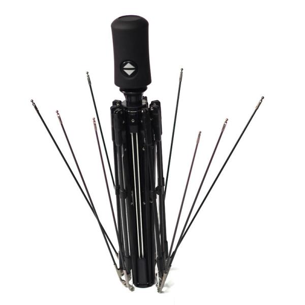 All in 1 Function Automatic Open Sun Umbrella Stand with Three Fold Umbrella Head