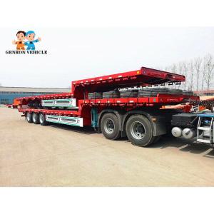 China 40T Bulk Cargo Detachable BPW Heavy Duty Low Bed Trailers on sale