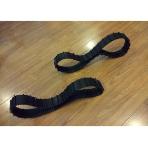 60 X 12.7 X 66 Custom Rubber Tracks For Robot Platform Lawn Mover Small