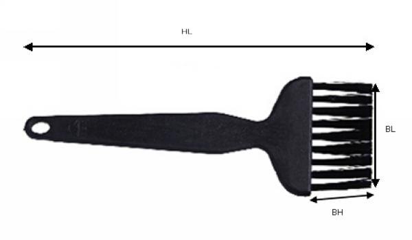 ESD flat brush