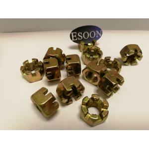 Hex Castle Nuts Metric Slotted Hex Nuts ASME B18.2.4.3M-1979,M6~M100,ZINC
