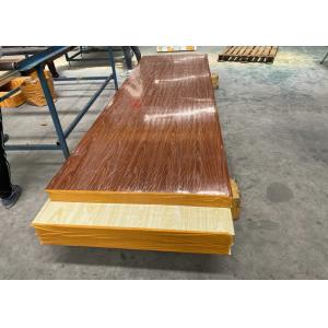 Wooden Color Metal Surface 950mm Width Wall EPS Sandwich Panel