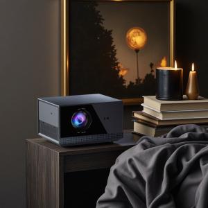 H1 Dark Gray Full HD Dust Free Home Cinema Projector Full Sealed Auto Focus