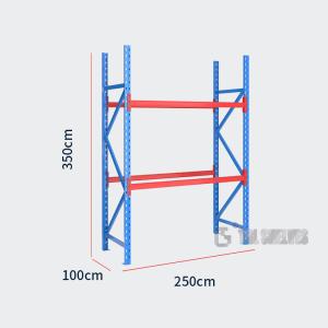 Storage Metal Warehouse Mezzanine Rack Heavy Duty 200-500kg per layer Load