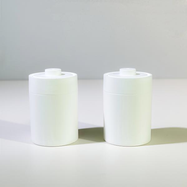 40ml Battery Shaped Disposable Plastic Cup with Aluminum Foil Lid for Wide